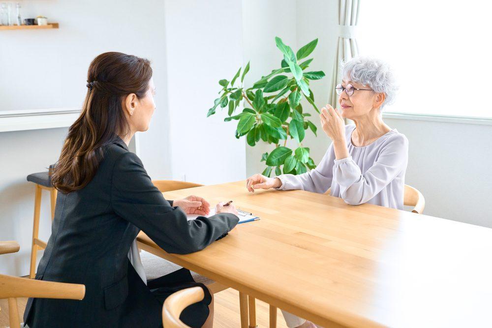 福祉事務所での相談のイメージ