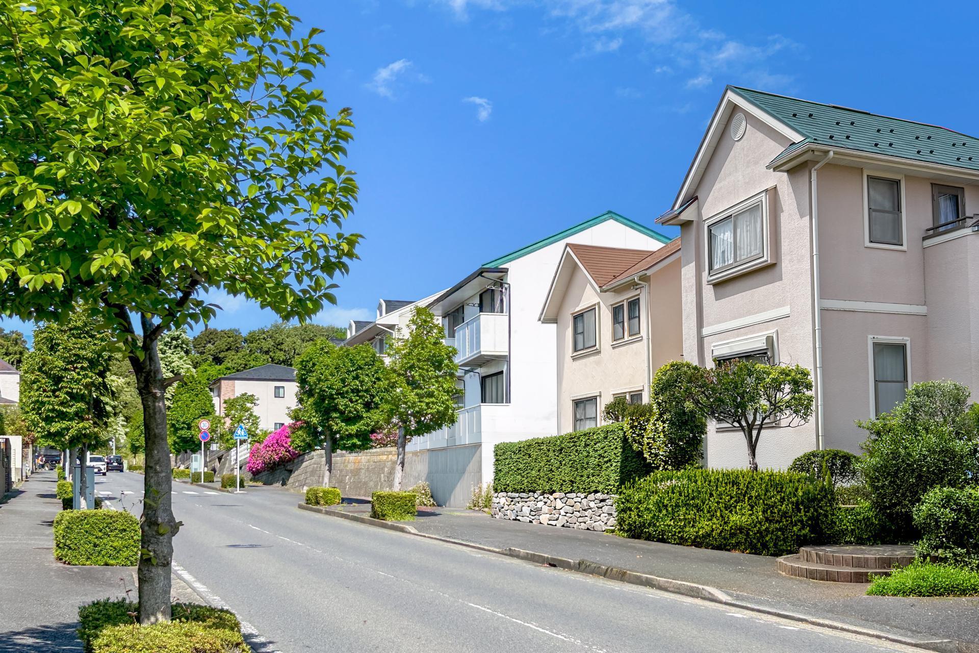 蕨市の住宅街のイメージ
